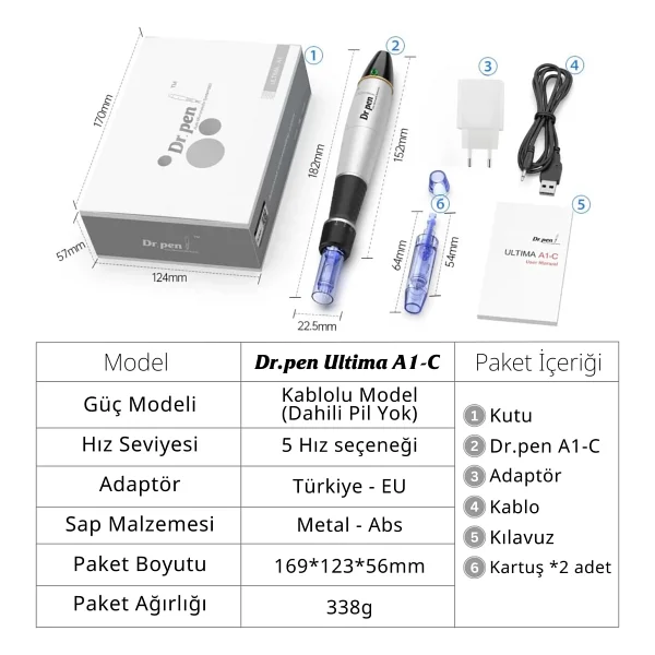 Dr.Pen Ultima A1c Dermapen Cihazı - Görsel 4