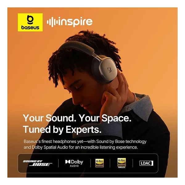 Baseus Inspire Xh1 ANC Kulak Üstü Bluetooth Kulaklık - Görsel 9