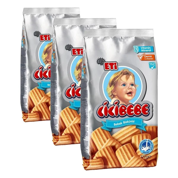 Eti Cicibebe Bisküvi 172 Gr 2 Adet - Görsel 4