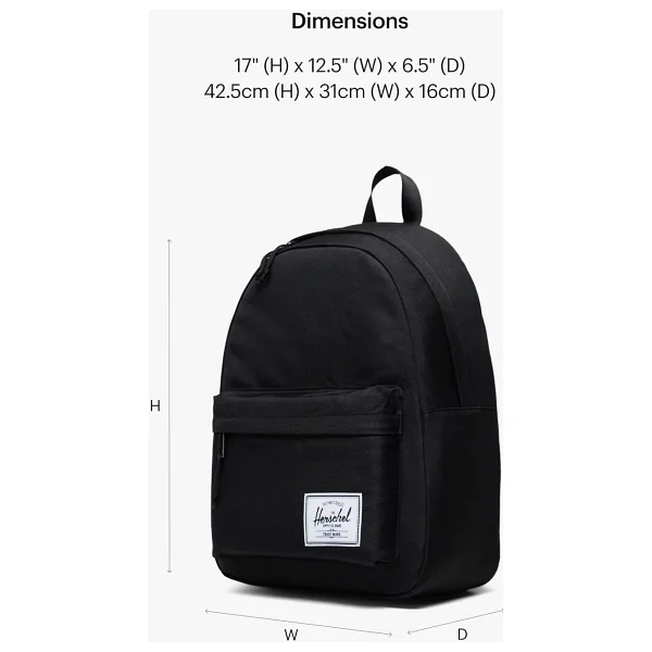 Herschel Classic 11544-00001 Siyah Sırt Çantası - Görsel 7