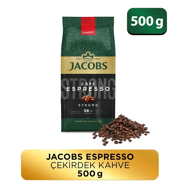 Jacobs Espresso Çekirdek Kahve 500 Gr - Görsel 6