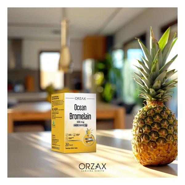 Ocean Bromelain 500 mg 30 Kapsül - Görsel 5
