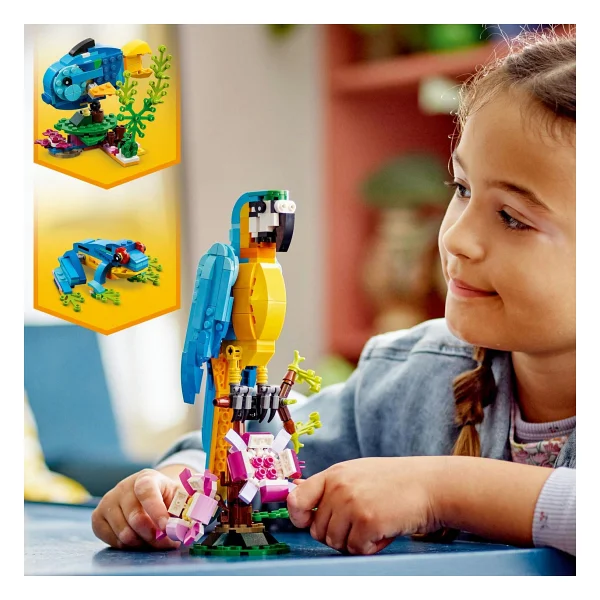 Lego 31136 Creator Egzotik Papağan - Görsel 7