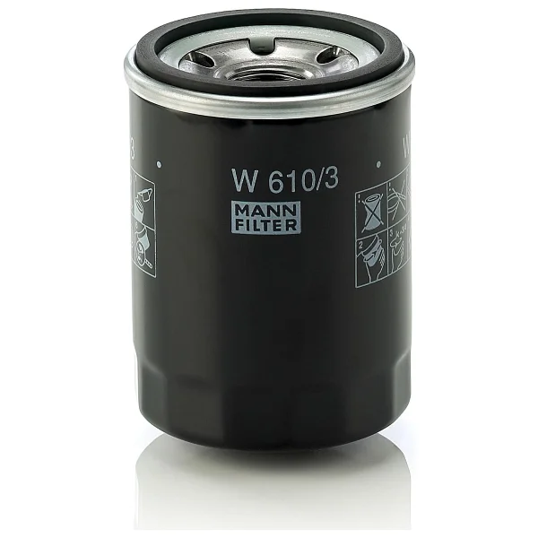 MANN-FILTER W 610/3 Yağ Filtresi (Fiat) - Görsel 2