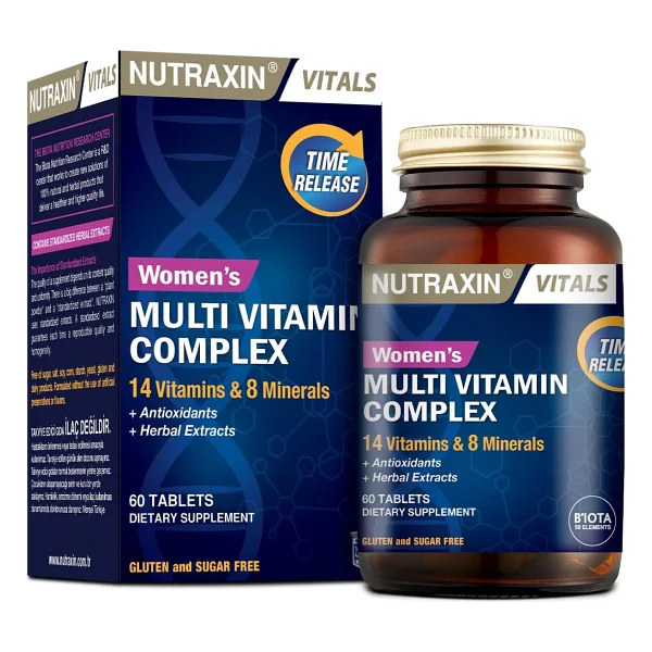 Nutraxin Women's Multivitamin Complex 60 Tablet - Görsel 4