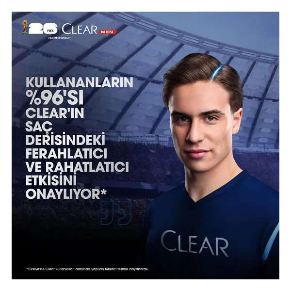 Clear Men Cool Sport Menthol 600 Ml Kepek Şampuanı - Görsel 6