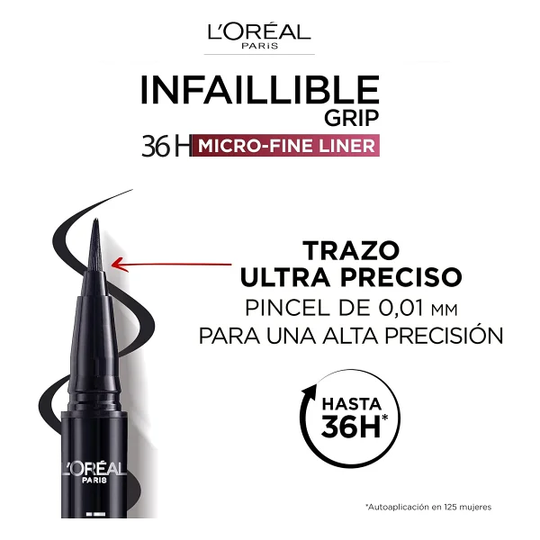 L'oreal Paris Infaillible 36h Grip Micro Fine Eyeliner 02 Smokey Earth - Görsel 3