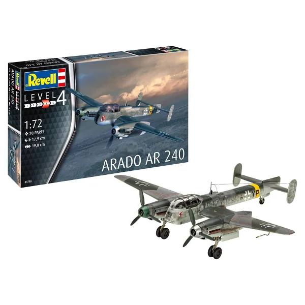 Revell Model Uçak Seti Arado AR-240 - Görsel 9