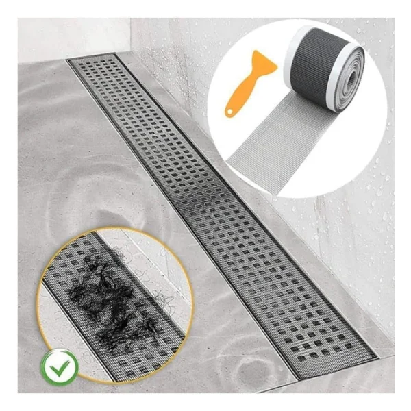 Mucit Home 10 Cm 4 Metre Çok Amaçlı Gider Süzgeci Sineklik Tamir Kiti Saç Kıl Tüy Tutucu - Görsel 4