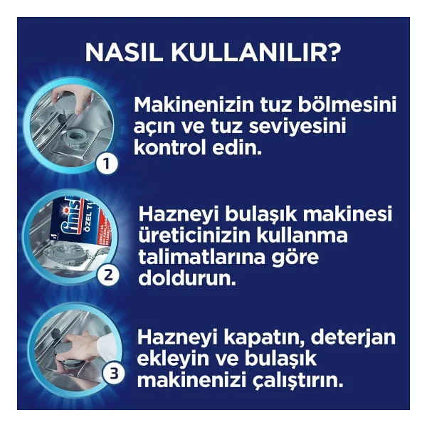 Finish Bulaşık Makinesi Tuzu 1.5 kg - Görsel 6