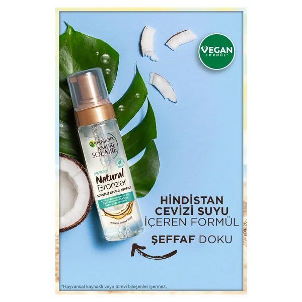 Garnier Ambre Solaire 200 ml Güneşsiz Bronzlaştırıcı - Görsel 3