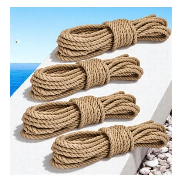 Çok Amaçlı Kalın İp Hamak İpi - Çamaşır Salıncak Atlama 40 Metre 721767 - Görsel 5