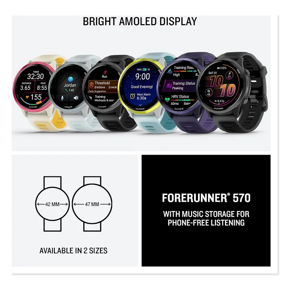 Garmin Forerunner 570 42mm Akıllı Saat - Görsel 7