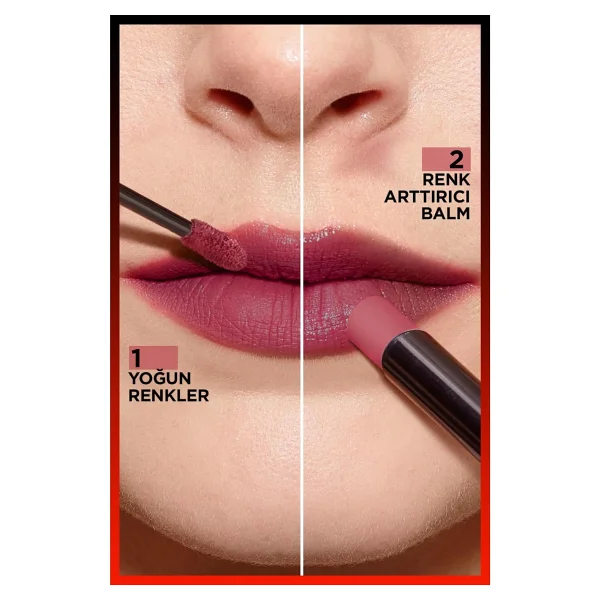 L'oreal Paris Infaillible 2-Step 24 Saat Kalıcı 302 Rose Eternite Likit Ruj - Görsel 5