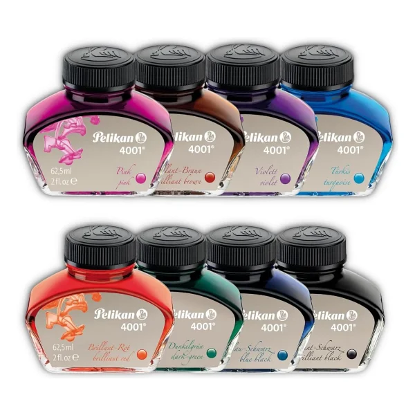 Pelikan Mürekkep Serisi 4001 62,5 ml Mavi Siyah Mürekkep - Görsel 9
