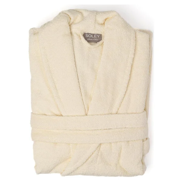 Soley Minerva Ekstra Yumuşak %100 Pamuk Kadın / Erkek Unisex Bornoz - Görsel 8