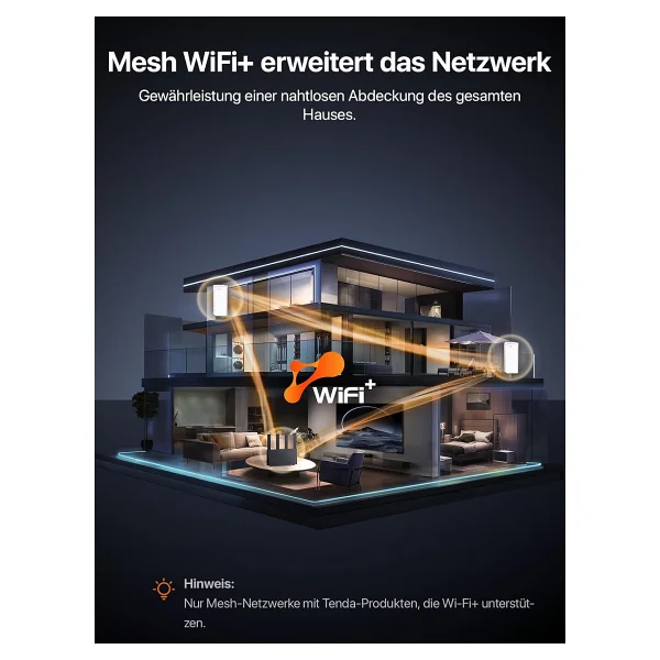 Tenda 4G08 AC1200 2PORT 4 Anten 4G LTE Indoor SIM Kart Girişli Router - Görsel 5