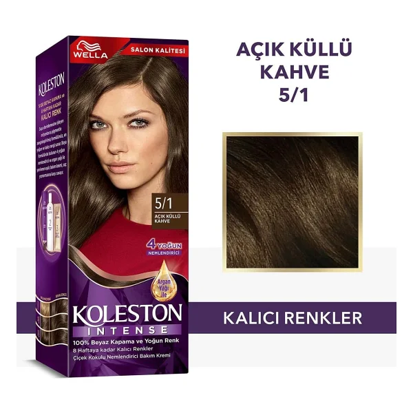 Koleston Intense 5.1 Açık Küllü Kahve Saç Boyası - Görsel 2