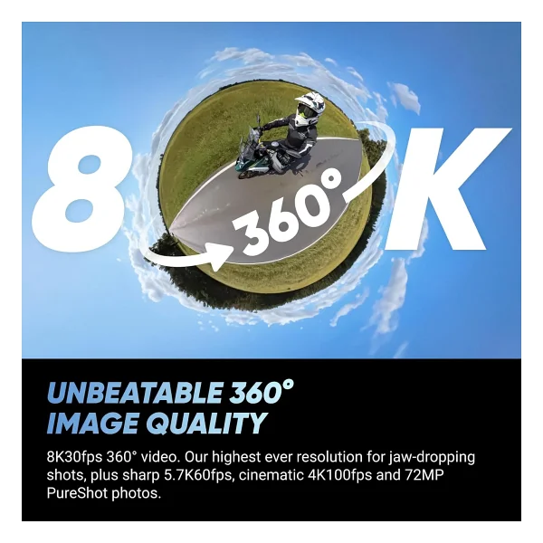 Insta360 X4 Aksiyon Kamerası - Bmw Motorrad Edition Kit - Görsel 2