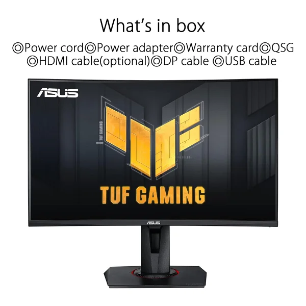 Asus TUF Gaming VG27VQM 27" 1 ms Full HD Curved 240 Hz Oyuncu Monitörü - Görsel 7