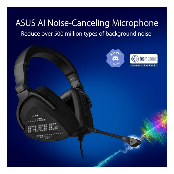 Asus Rog Delta S Animate 7.1 Type-C Kablolu Kulak Üstü Oyuncu Kulaklığı - Görsel 4