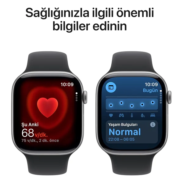 Apple Watch Series 11 GPS + Cellular 42mm Alüminyum Kasa Ve Spor Kordon Akıllı Saat - Görsel 4