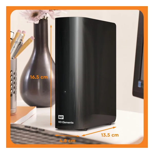 Western Digital Elements Desktop Wdbwlg0140hbk USB 3.0 3.5" 14 TB Harici Harddisk - Görsel 3