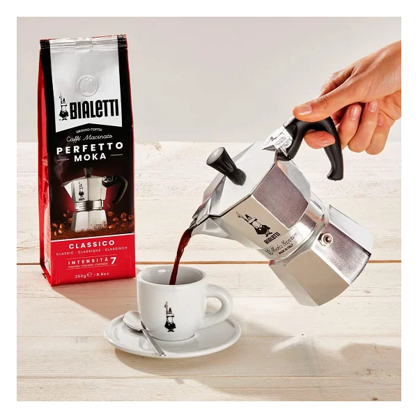 Bialetti Express 1 Cup Moka Pot Gri - Görsel 2