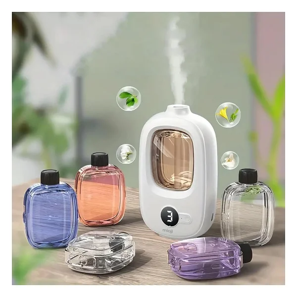 Mioji Smell 2X Yeni Nesil Şarjlı Otomatik Oda Kokusu Makinesi - 1 Adet Hilton Kokusu - Görsel 5