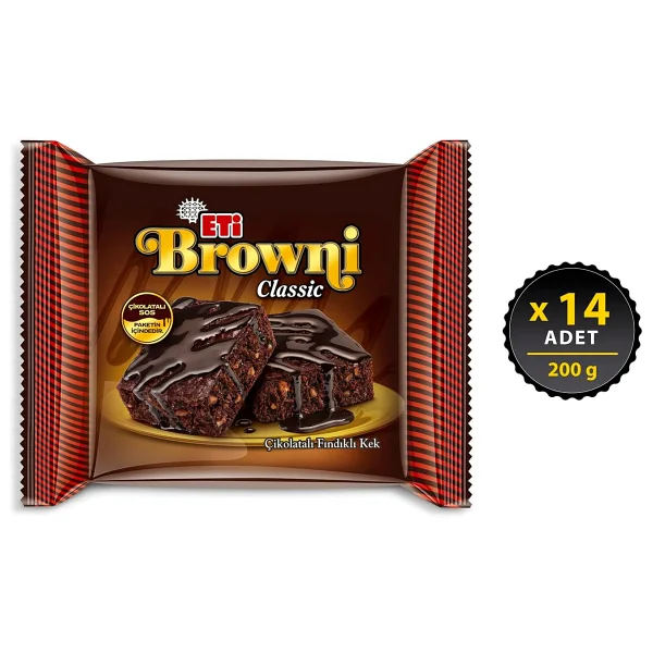 Eti Browni Kakaolu Fındıklı Kek 200 gr - Görsel 3