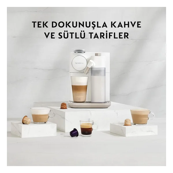 Nespresso F541 Gran Lattissima Beyaz Kapsül Kahve Makinesi - Görsel 5