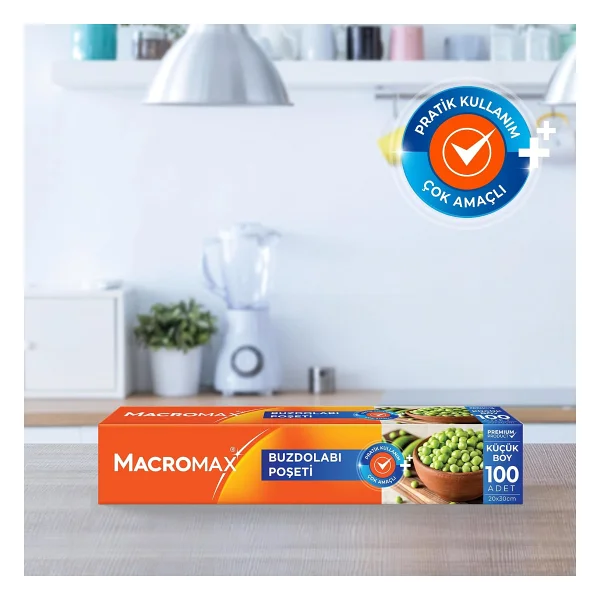 Macromax Küçük Boy Buzdolabı Poşeti 100'lü - Görsel 2