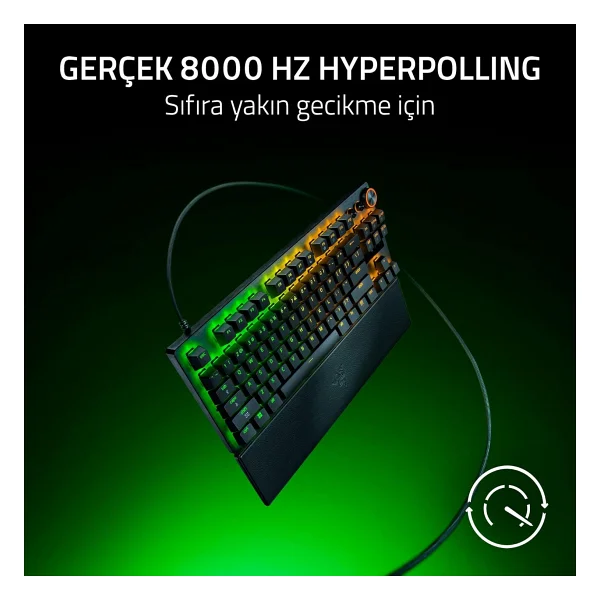 Razer Huntsman V3 Pro 8khz RGB Tkl Analog Optical Switch Kablolu Mekanik Oyuncu Klavyesi - Görsel 4