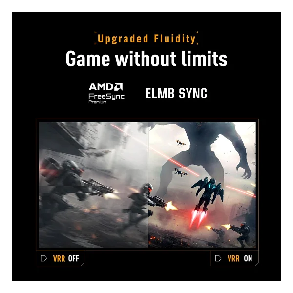 Asus TUF Gaming VG249Q5R 23.8'' 0.3MS 200Hz HDMI/DP VESA IPS LED Gaming Monitor - Görsel 6