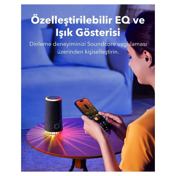 Anker Soundcore Glow Bluetooth Hoparlör - Görsel 6