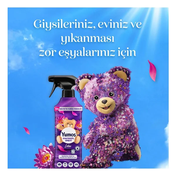 Yumoş Lotus Yıkaması Zor Eşyalar İçin Sprey 450 Ml 2'li - Görsel 6