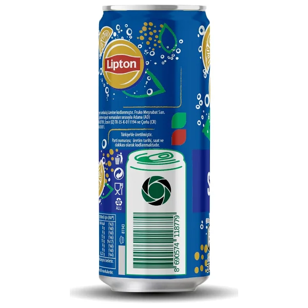 Lipton Ice Tea Sparkling Lemon Yuzu 330 Ml - Görsel 2