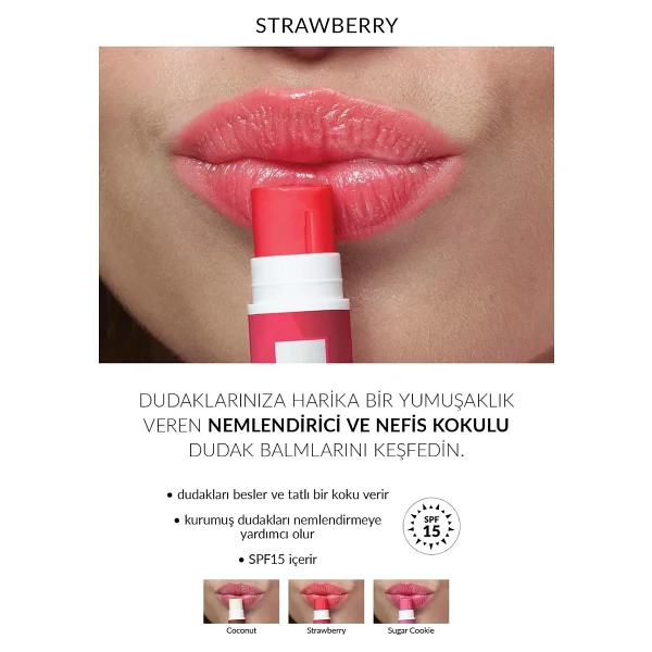 Avon Color Trend Strawberry Dudak Nemlendiricisi - Görsel 3