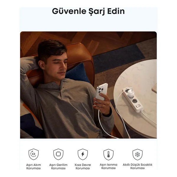 Anker Zolo A2698 30 W Hızlı Şarj Adaptörü - Görsel 4