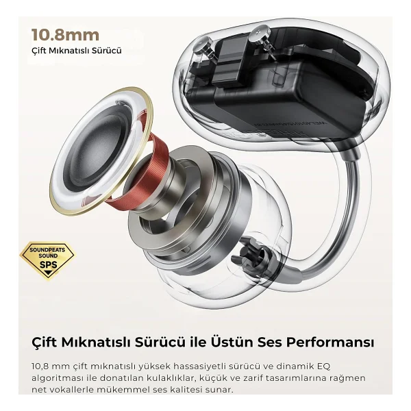 Soundpeats Pop Clip TWS Open Ear Bluetooth Kulaklık - Görsel 6