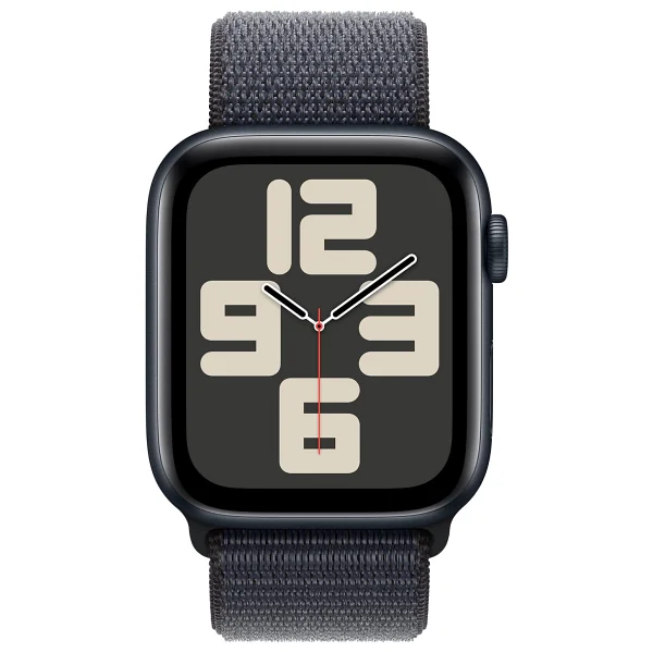 Apple Watch Se 2 2023 GPS + Cellular 40mm Gece Yarısı Alüminyum Kasa Ve Mürekkep Moru Spor Loop Kordon Akıllı Saat - Görsel 2