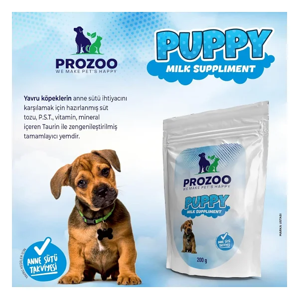 Prozoo 200 gr Yavru Köpek Süt Tozu - Görsel 2