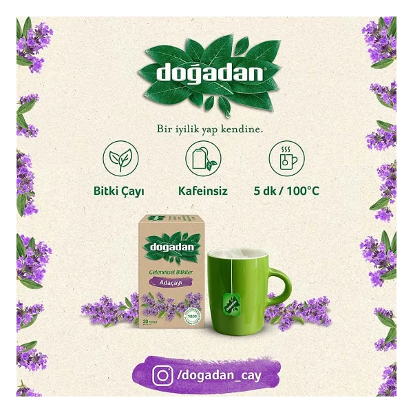 Doğadan Geleneksel Bitkiler Adaçayı 20'li - Görsel 8