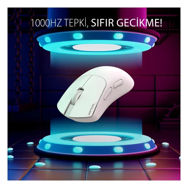 Inca Empousa Img-329mx RGB Şarjlı Kablolu/Kablosuz Lazer Oyuncu Mouse - Görsel 2