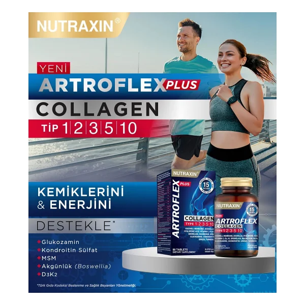 Nutraxin Artroflex Plus Collagen Tip 1-2-3-5-10 90 Tablet - Görsel 4