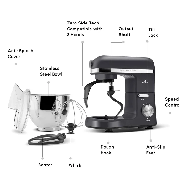 Karaca Mastermaid Chef Pro Çift Kollu 1500 W 5 Lt Mutfak Şefi - Görsel 3