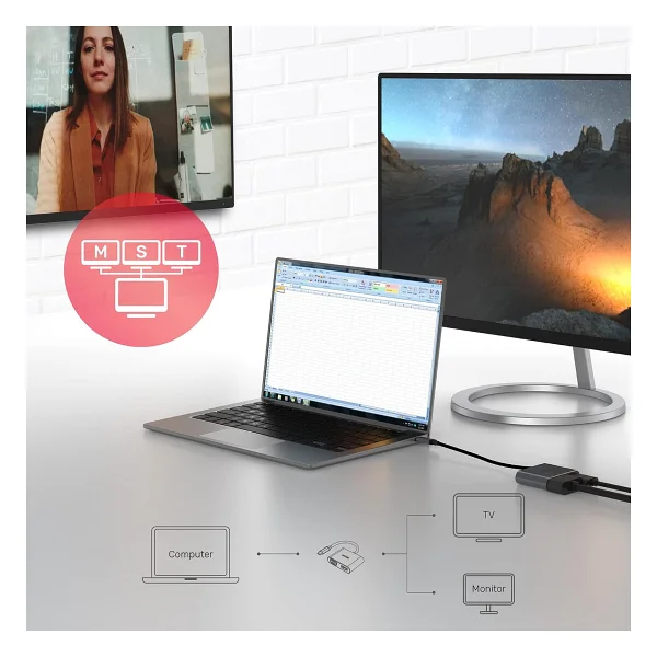 Unitek D1049A Laptop Docking Station - Görsel 7