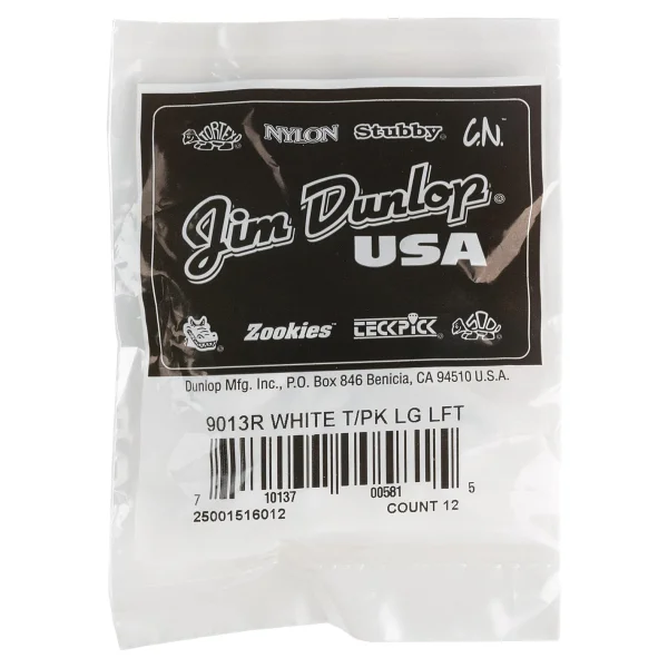 Dunlop 9013 Çanta 12 Başparmak İlmikli Sol Büyük Beyaz - Görsel 4