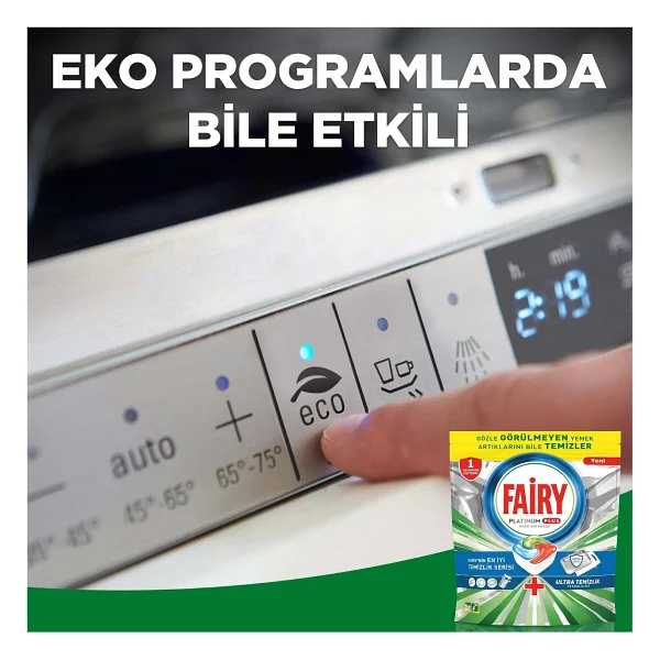 Fairy Platinum Plus Hepsi Bir Arada Bulaşık Makinesi Tabletleri, Ferah Bitki Esintisi, 12 Tablet - Görsel 8