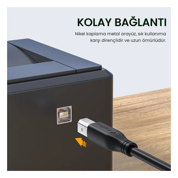 USB 2.0 Yazıcı Printer Kablosu - 10 Metre - Görsel 5